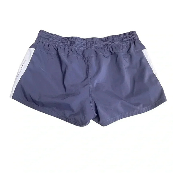 Adidas Climalite Women’s Purple Athletic Shorts Purple and White size Large - Picture 2 of 10